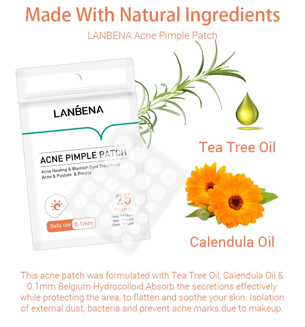 LANBENA Acne Pimple Patch Daily Use Face Mask Invisible Acne Sticker ...
