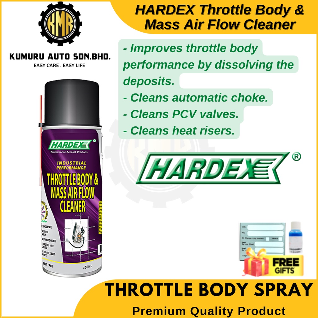 HARDEX Throttle Body Mass Air Flow Cleaner Throttle Body Spray (400ml