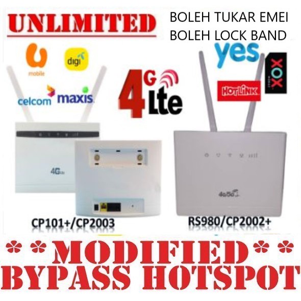 **Modified**🔥🔥 4G UNLIMITED HOTSPOT DATA MODIFIED MODEMRS 980+ ,CP101 ...