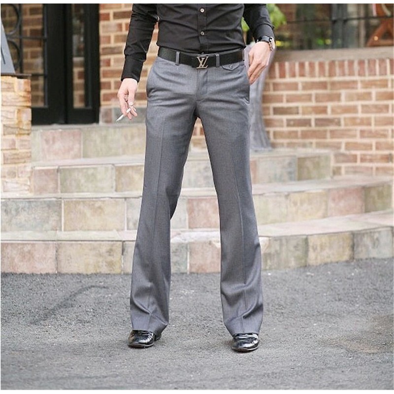 Women Long Pants Straight 9-Point Suit Pants Korean Style High Waist Loose  Pants Slimming Casual Wide-Leg