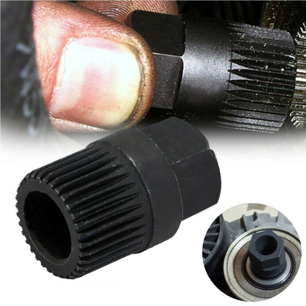 33 Teeth Socket Alternator Clutch Free Wheel Pulley Removal Tool 33pt