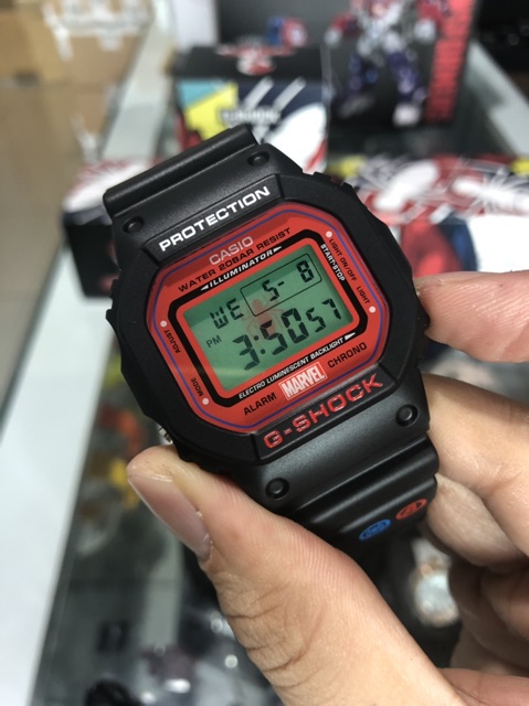 Casio G Shock X Marvel Avengers Spider Man DW 5600SPIDERMAN