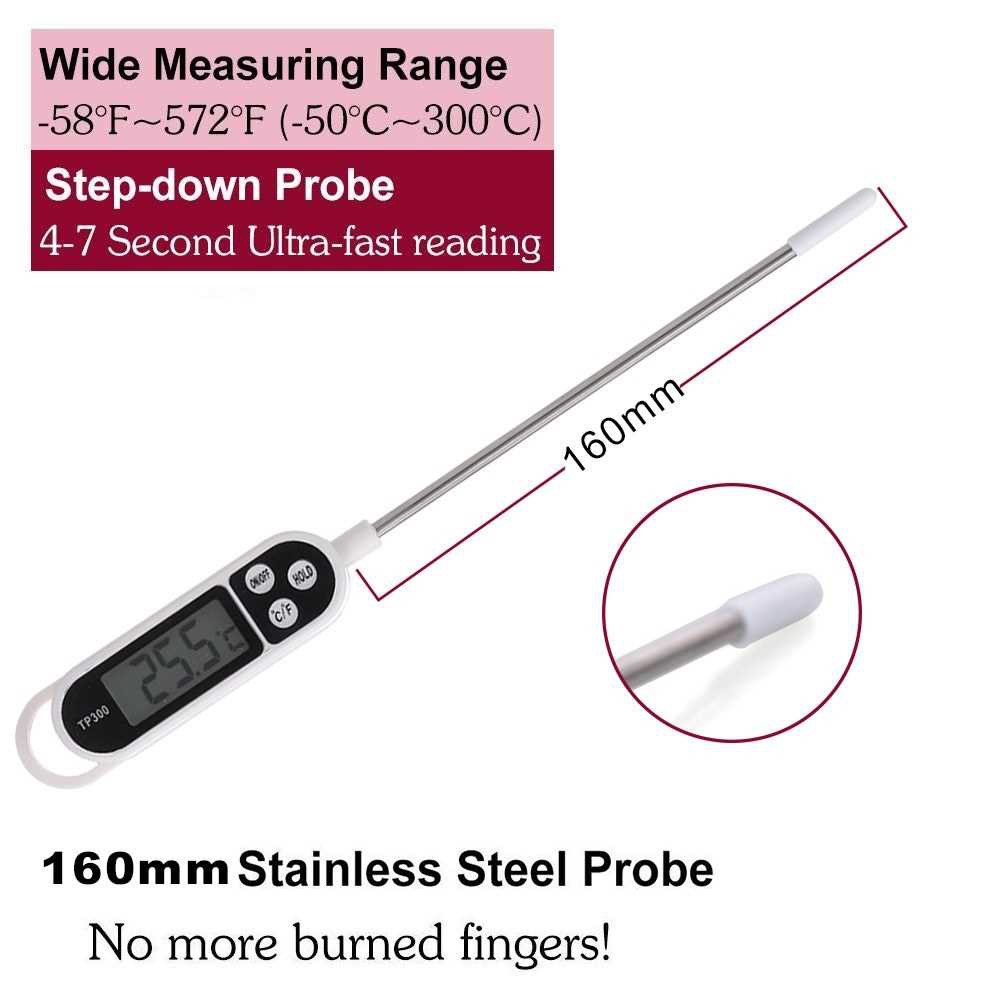 Long-Probe Lab Thermometer