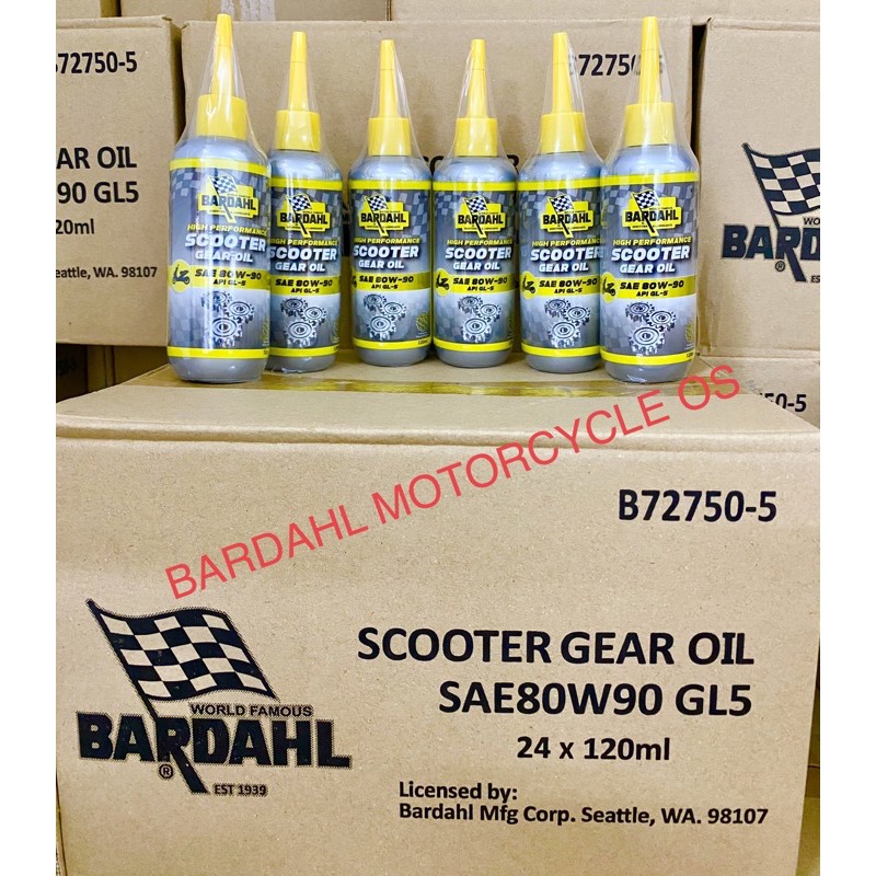 🔥BARDAHL SCOOTER GEAR OIL 80w/90(120ML)🔥 Shopee Malaysia