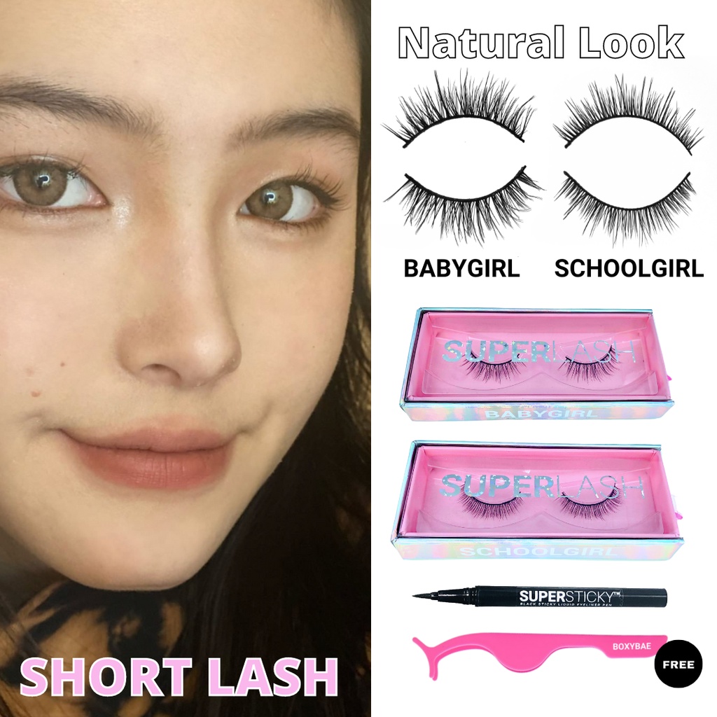 BOXYBAE Fake Eyelashes [Natural Look Set Natural Fairy Pack] Soft