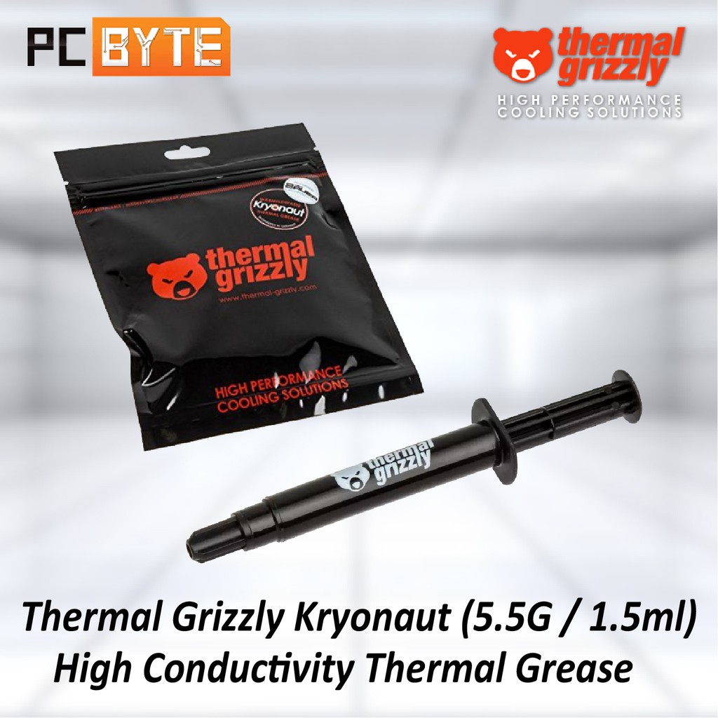 Thermal Grizzly Kryonaut Thermal Grease (5.5g/1.5ml) TG-K-015-R ...
