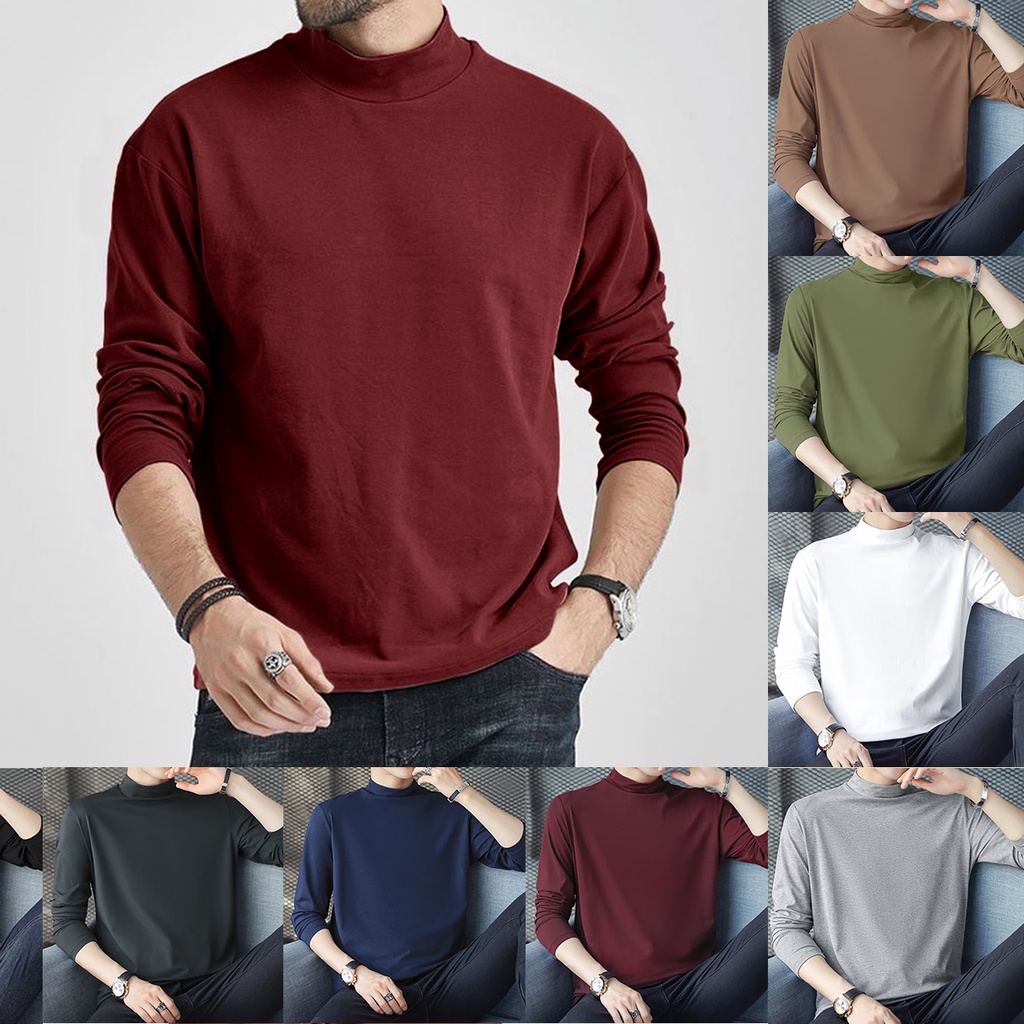 Korean Long-sleeved Turtleneck for Men