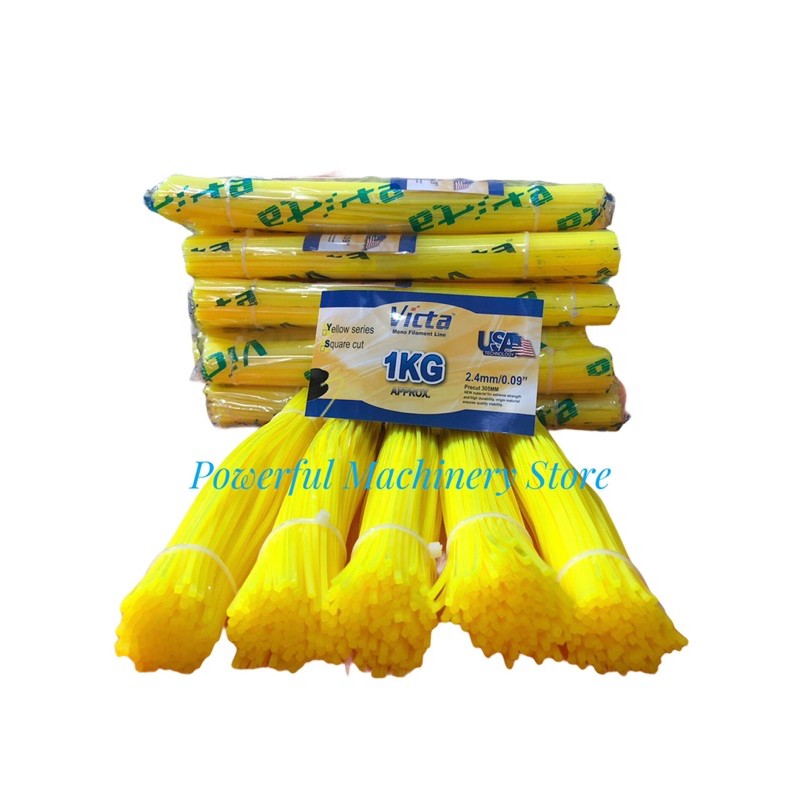 Victa trimmer line 2.4mm(1kg)/tali potong rumput | Shopee Malaysia