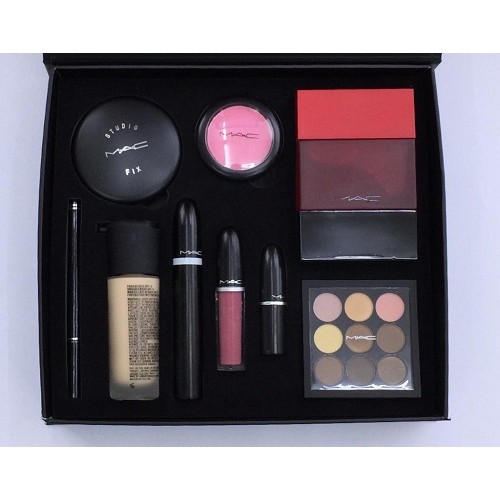 M-A-C Makeup Set For Women 9 In 1 Gift Set | Shopee Malaysia