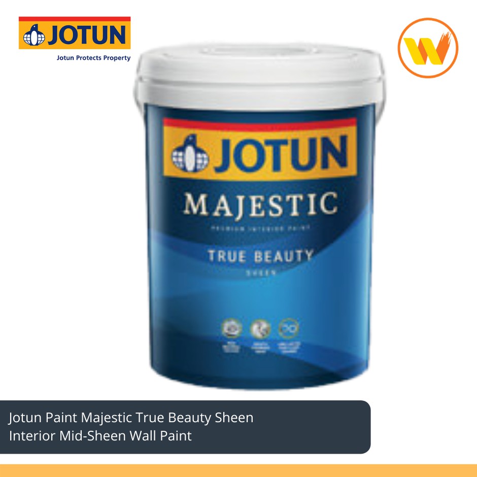 5Litre Jotun Paint Interior 7629 Antique Green Majestic True Beauty Sheen / Easy Clean