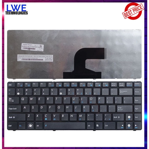 Asus A43S K43SA X42J K43SJ K42J K43S Series Keyboard | Shopee Malaysia