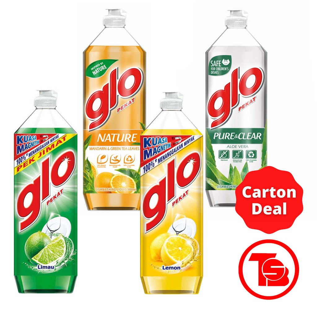 Glo Dishwashing Liquid 900ml Shopee Malaysia