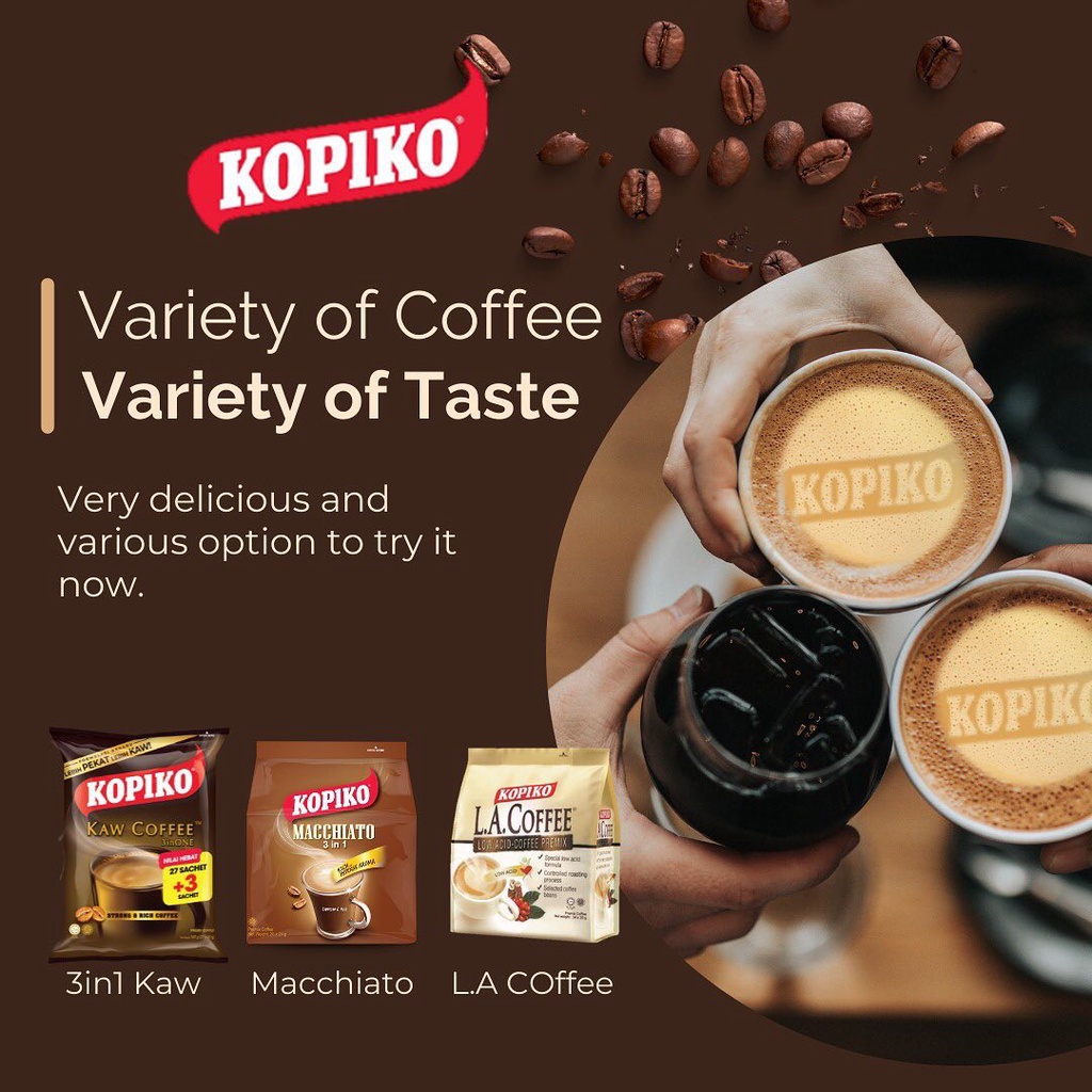 Kopiko Macchiato 3 In 1 Drinks 20 S X 24g Shopee Malaysia