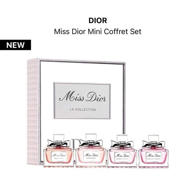 Miss Dior La Collection Miniature 4×5ml Set 💯Original Airport