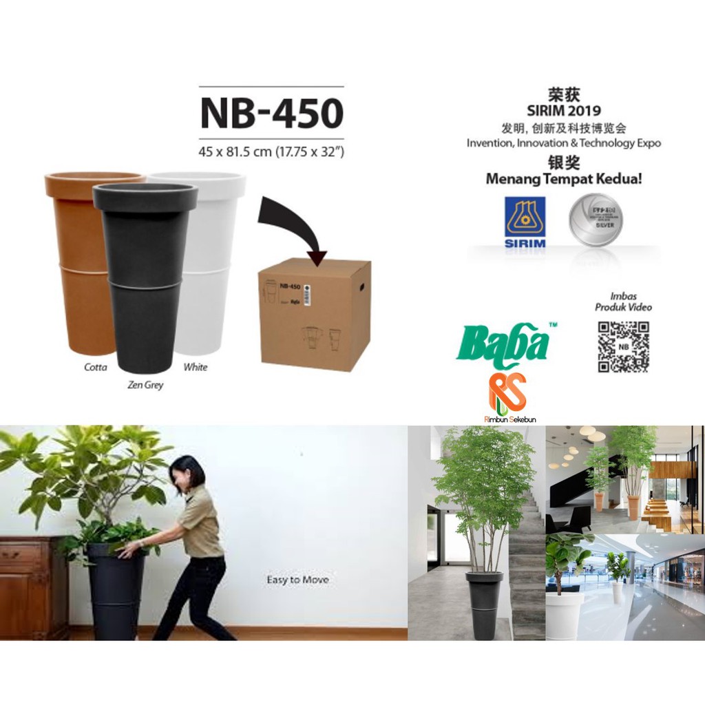 Baba NB-450 Premium Flower Pot Pasu Baba Paling Premium Jimat Ruang ...