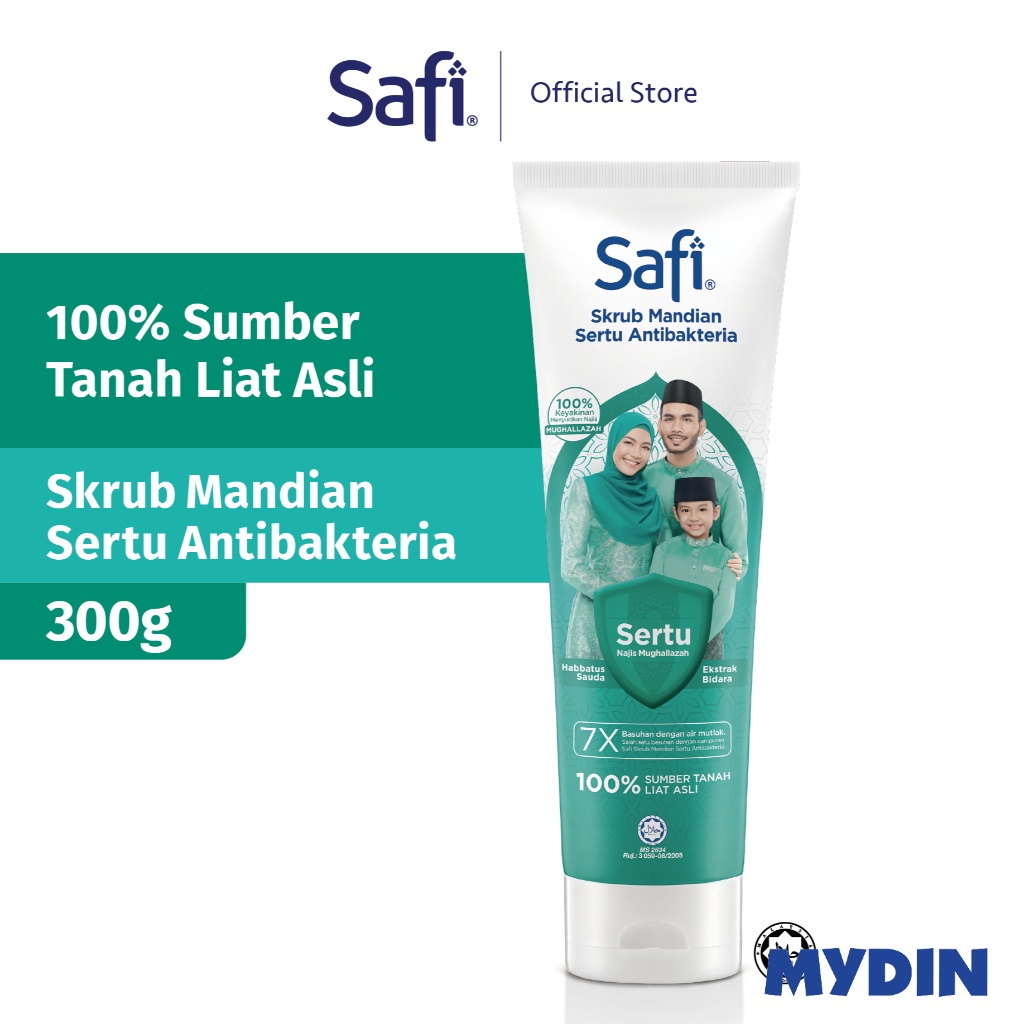 Safi Anti-Bacteria Body Scrub Sertu (300g)