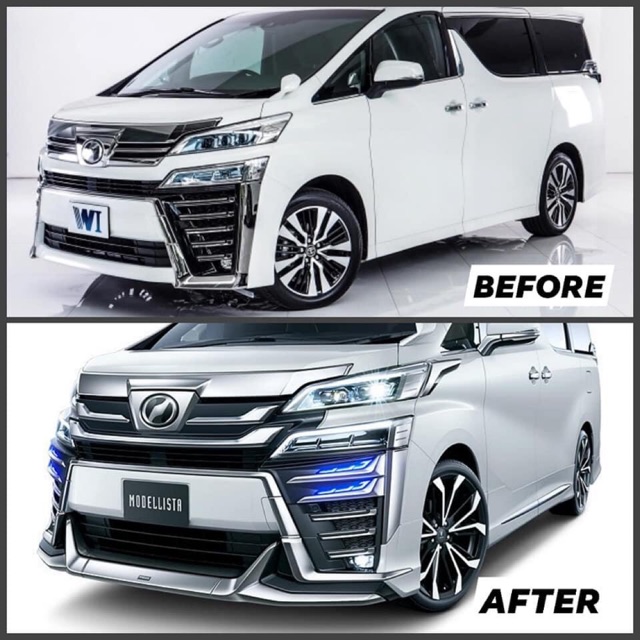 Vellfire modellista outlet body kit