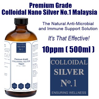 My Colloidal Silver 500ml - Nutritional Health & Wealth