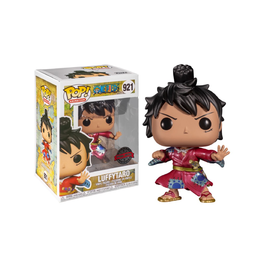 Funko Pop! One Piece Luffytaro 921 Metallic Luffy Kimono Hot Topic