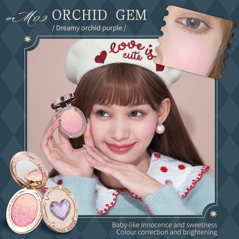 【Ready Stock】Flower Knows Circus Series Gradient Blush 6 Colors