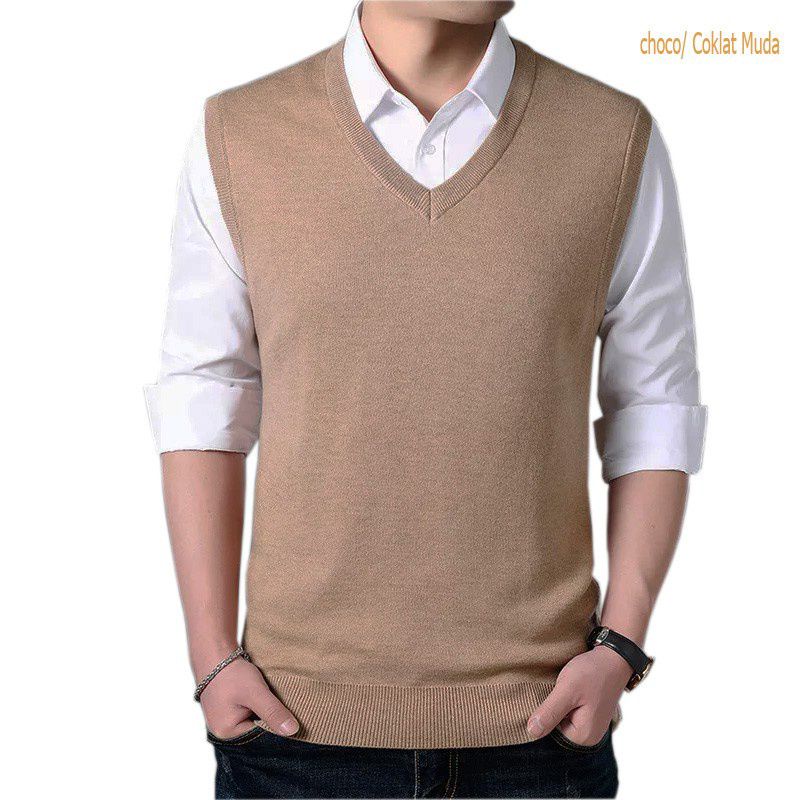 Nevi v neck Knitted sweater Vest Men's Knitted sweater Men's Knitted