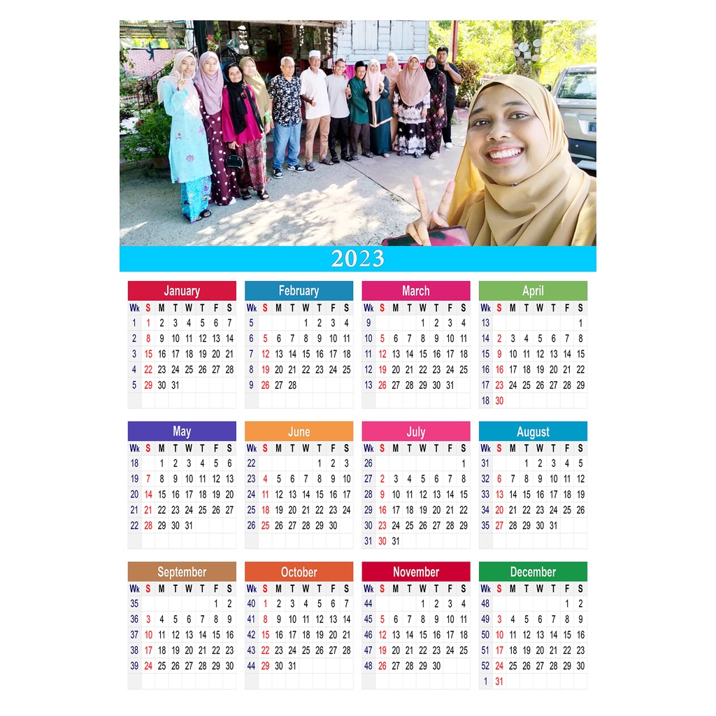 Print Custom Calendar 2025 