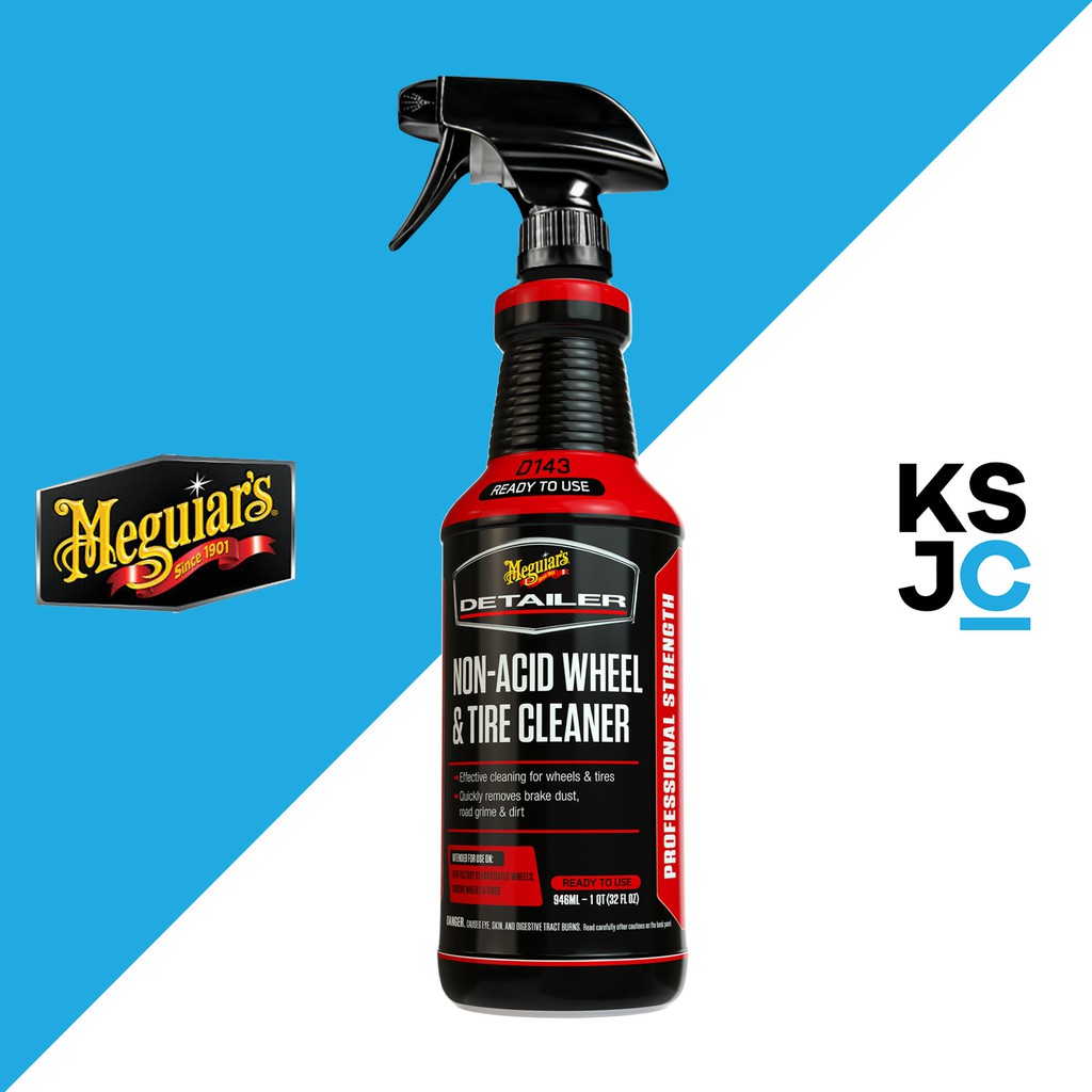 Meguiar's NonAcid Wheel & Tire Cleaner DRTU14332 (32oz) Shopee Malaysia
