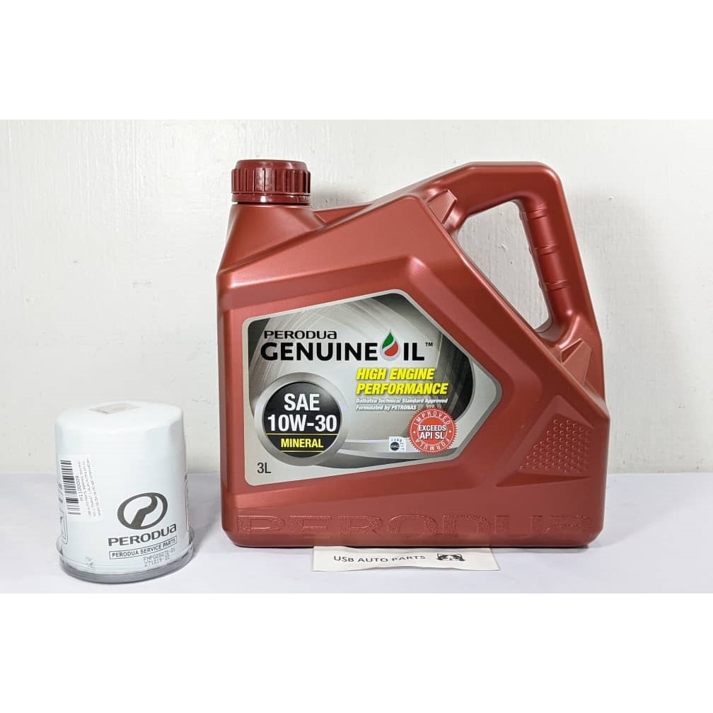 NEW ORIGINAL Perodua Mineral Engine Oil 10W30 Kancil Viva Kenari Kelisa