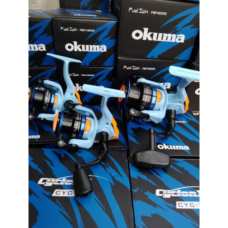 Okuma Fuel Spin Baitcasting Reel Blue