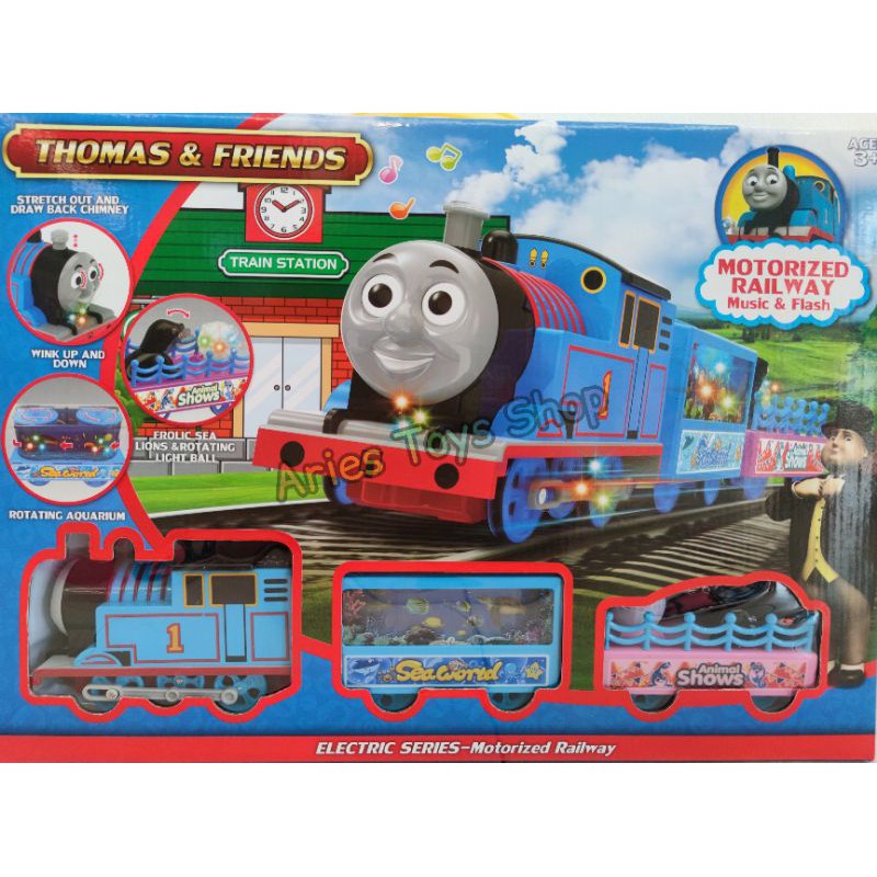 Thomas trains Electric railway toy with light & sound | Shopee Malaysia