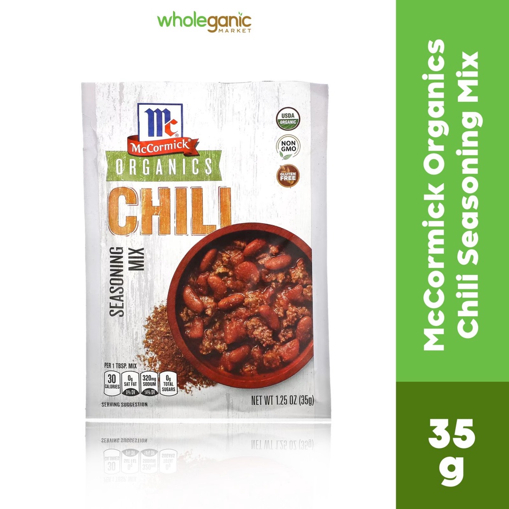 McCormick Organic Gluten Free Chili Seasoning 35g Shopee Malaysia