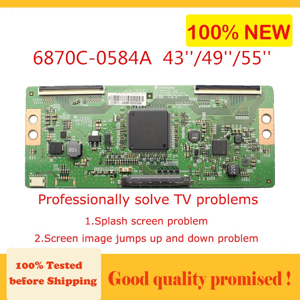 NEW T con Board 6870C0584A for Professionally Solve TV Splash Screen