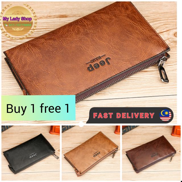 wallet women 💥Ready Stock 💥Jeep Long Wallet Handbag Shopee Malaysia