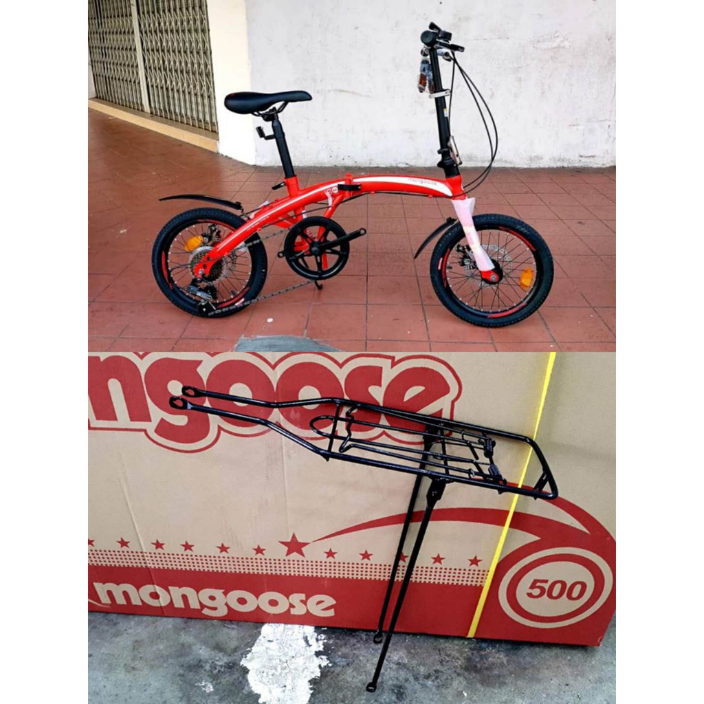 mongoose folding bike 16