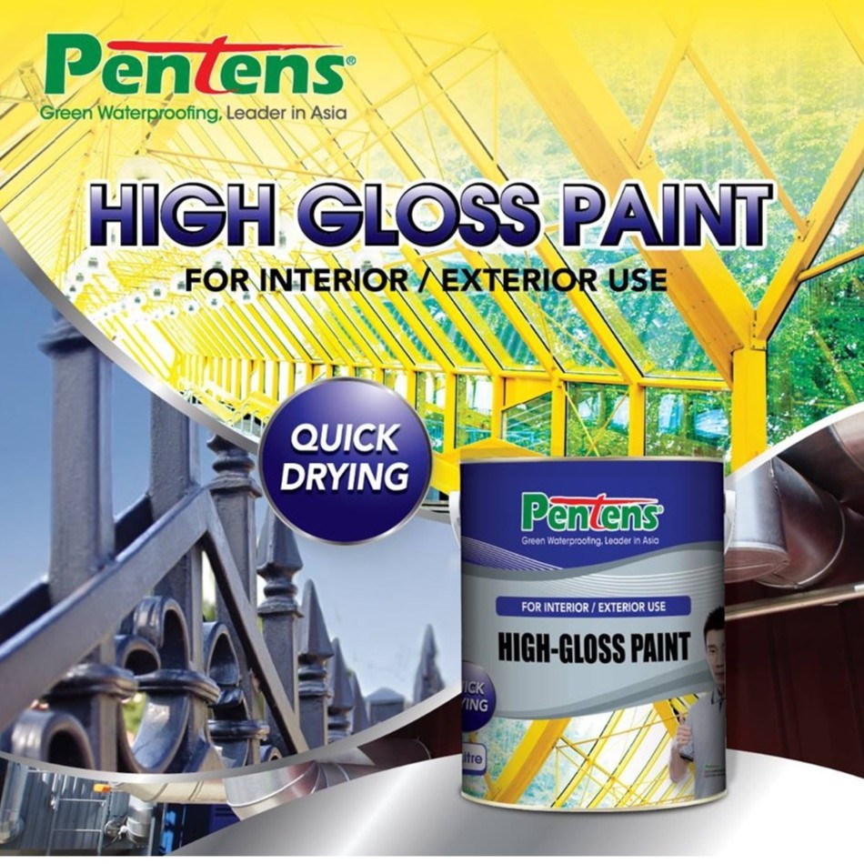 5L PENTENS HIGH GLOSS PAINT ( WEST MALAYSIA ) Shopee Malaysia