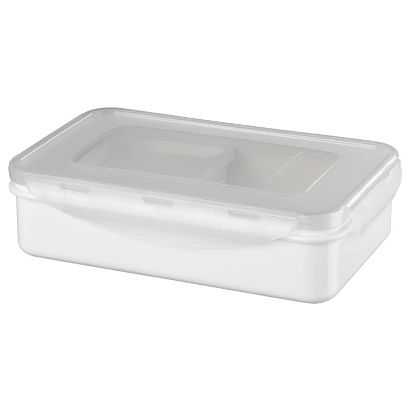 IKEA BPA FREE Lunch Box 20x13x5cm white bekal bento bekal makanan food