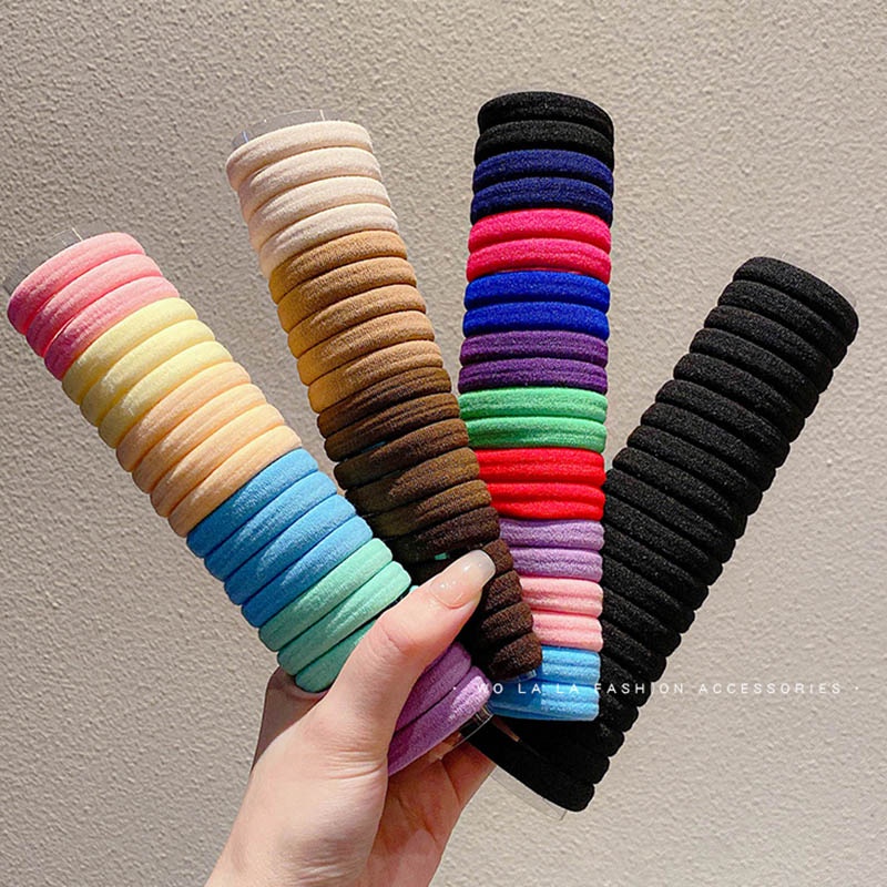 Korean New 20 Canned High-elastic Head Ropes Without Seams Rubber Bands ...
