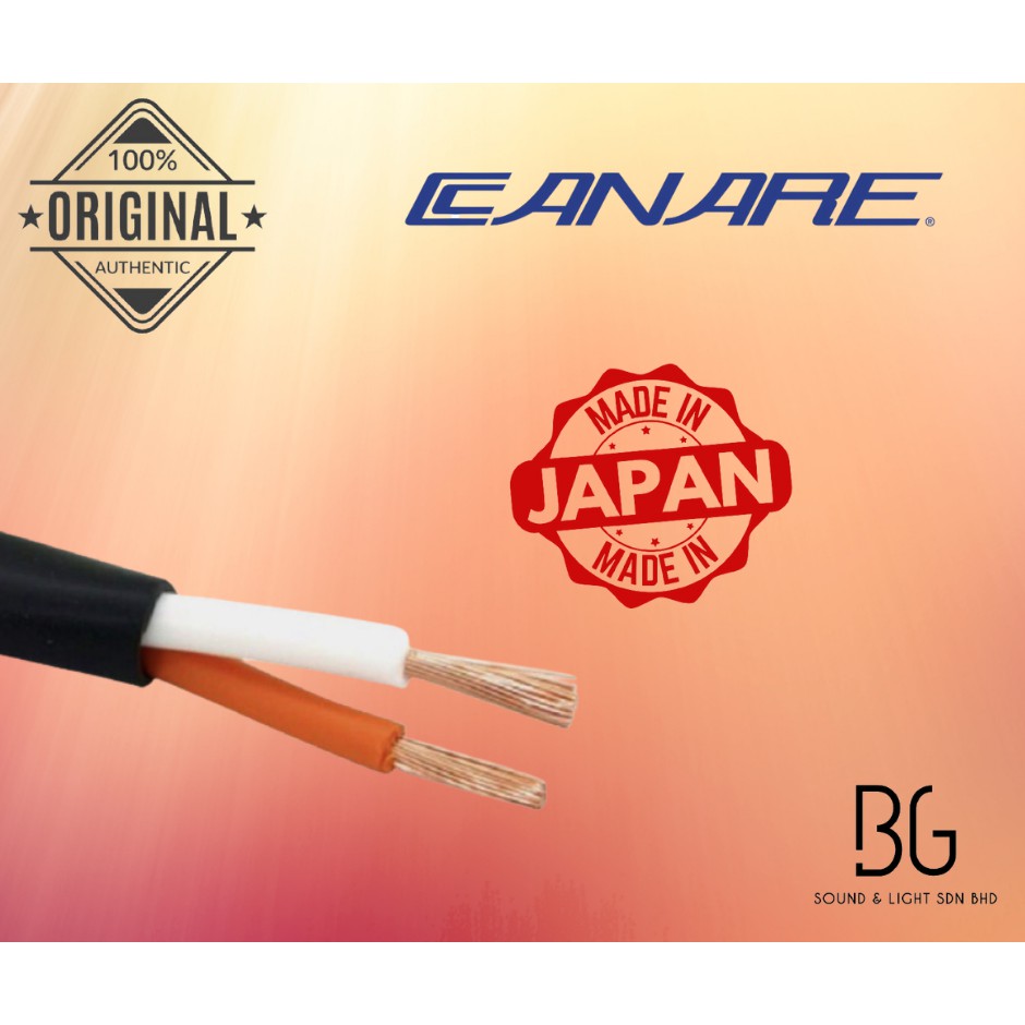 Audio Cable SPEAKER Cable Brand CANARE 2S7F ORIGINAL Shopee Malaysia