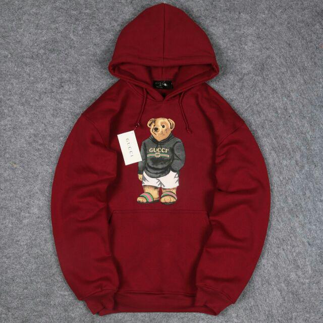 Gucci Bear Hoodie Sweater Gucci Men Women Premium Sweater Shopee Malaysia