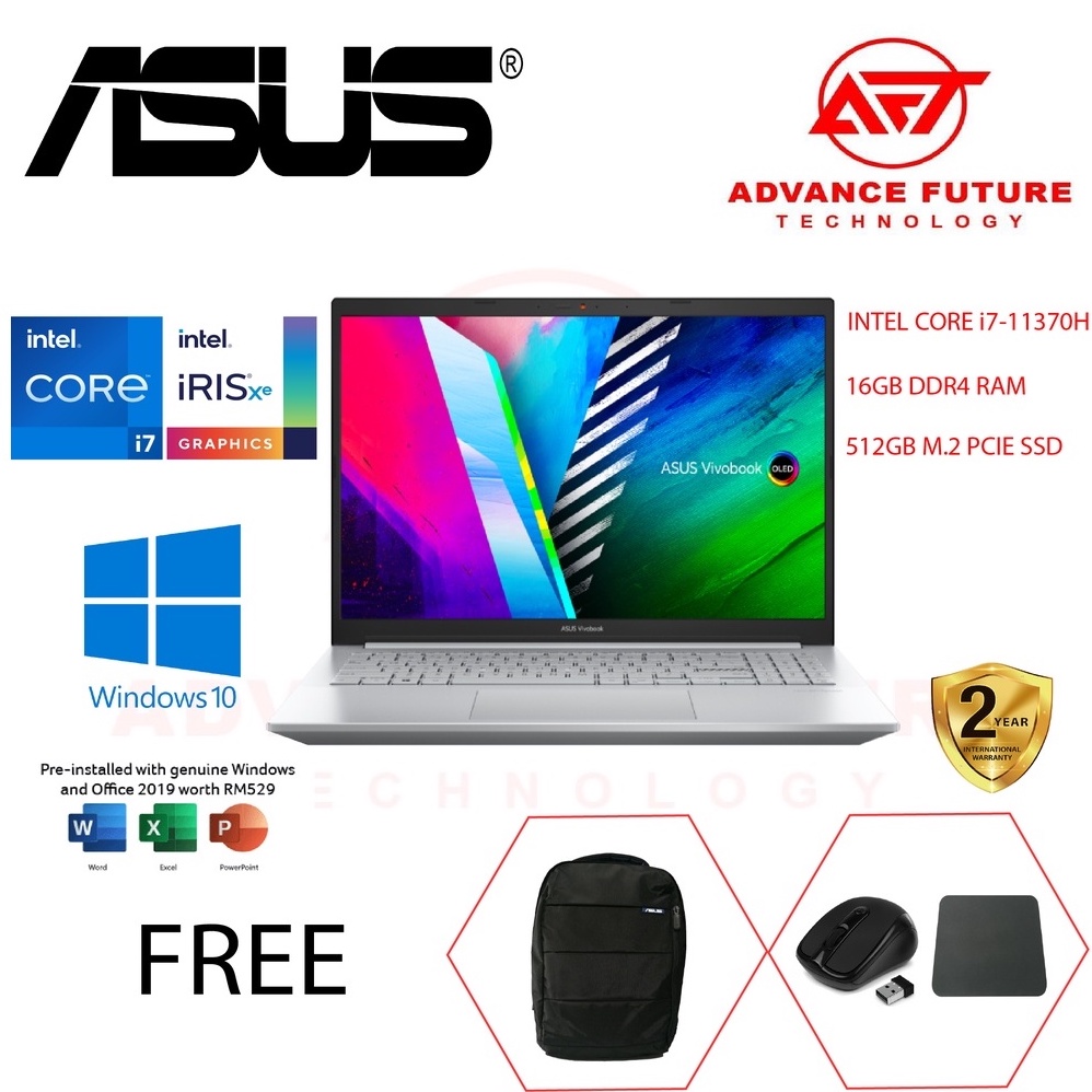 Asus Vivobook Pro 15 K3500P-AL1290TS 15.6'' FHD OLED Laptop Silver ( I7 ...