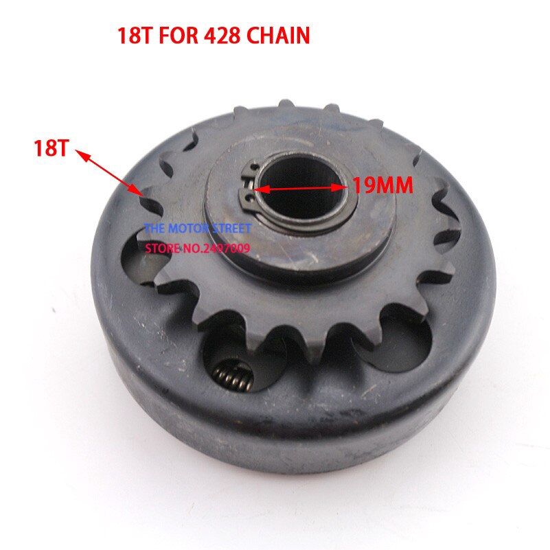 18 Tooth 20mm 3/4'' Bore Go kart part 428 Chain Go kart Centrifugal