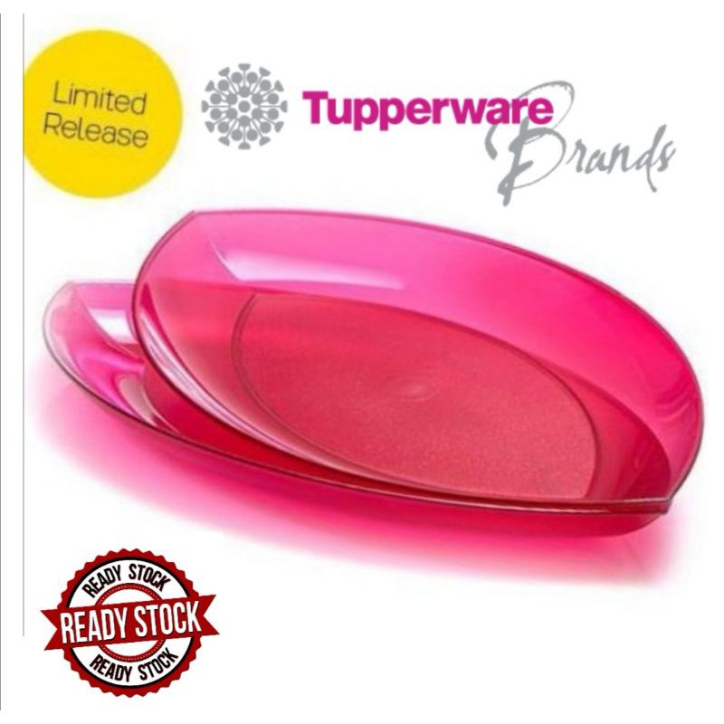 🔥READY STOCK🔥 [ORI 💯] Tupperware Large Roza Plate (1) x 1pc | Shopee ...