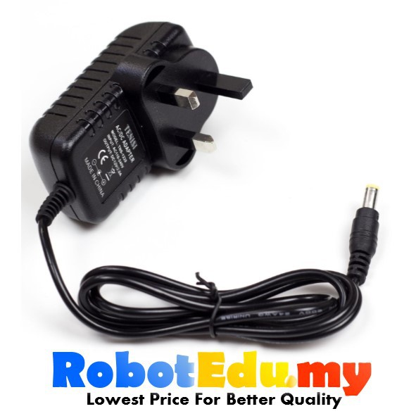 24V 1A AC to DC Power Supply CCTV Alarm CNC LED Strip Adapter Adaptor (1m) 5.5*2.5mm DC Plug Connector