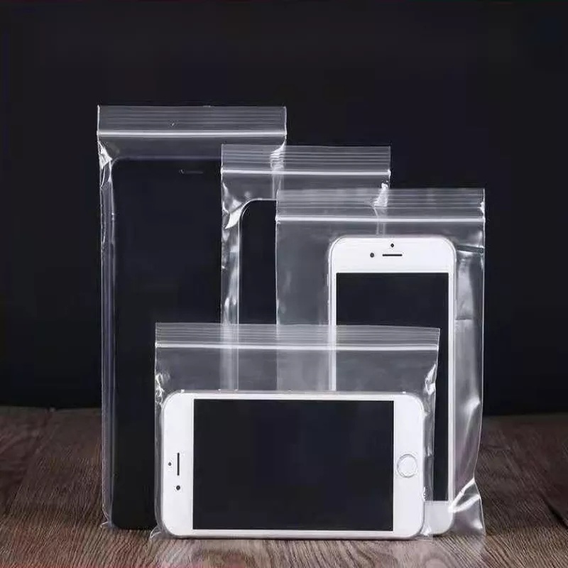 100 pcs/batch disposable dustproof mobile phone ziplock bag thickened