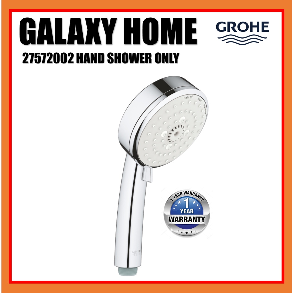 GROHE 27572002 Tempesta Cosmopolitan 100 Hand Shower 3 sprays Made