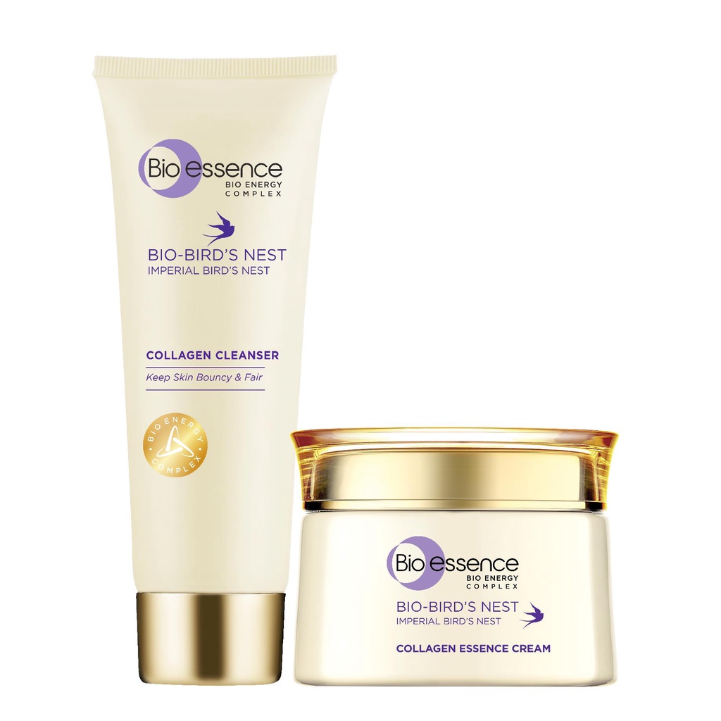 Bioessence BioBird Nest Collagen Cleanser 100G + Essence Cream 50G