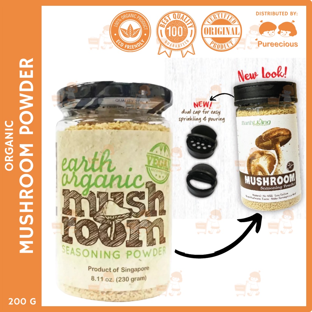 Earth Organic Mushroom Seasoning Powder (200gm/btl)