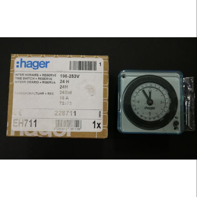 HAGER TIME SWITCH EH711 24HOUR | Shopee Malaysia