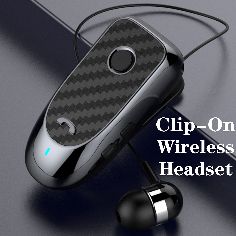 Mini Wireless Bluetooth Headset Car Earbuds Call Remind Vibration Clip Driver Auriculares