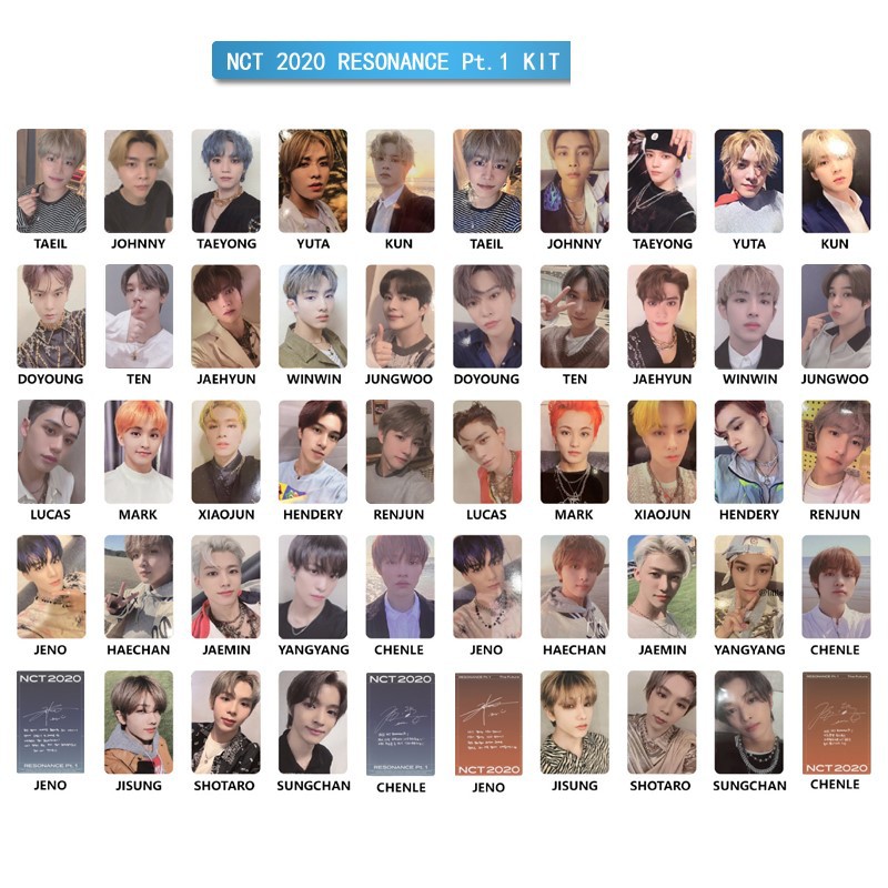 NCT2020 NCTU RESONANCE Pt.1 future past kihno kit Photocard NCT